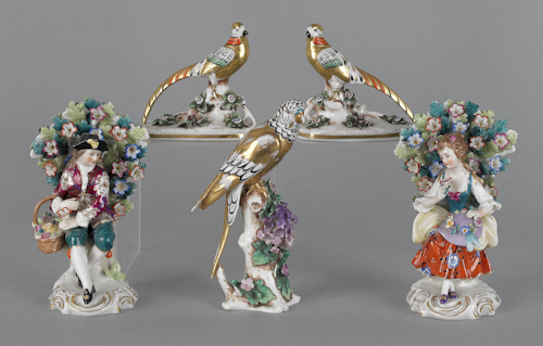 Pair of Chelsea type porcelain 176a43