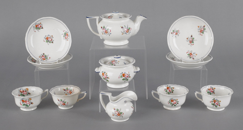 Eleven-piece child's tea service