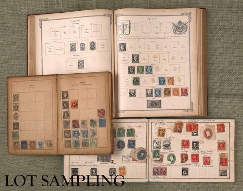 Large collection of foreign stamps.