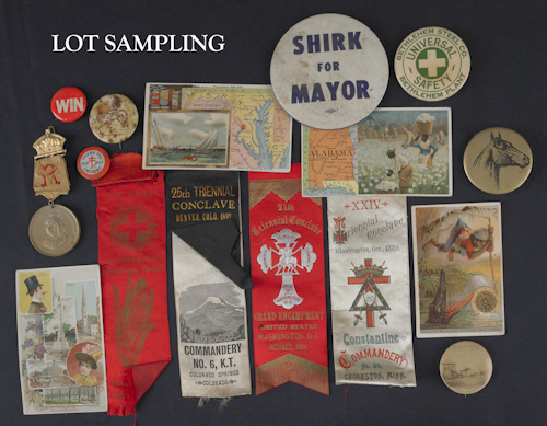 Collection of ephemera to include 176a7c