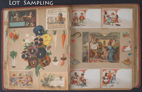 Two albums of postcards and advertising 176a8b