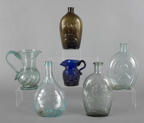 Collection of early American glass