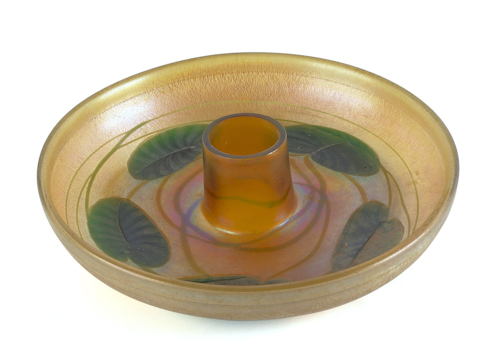 Tiffany Favrile glass bowl with 176ad4