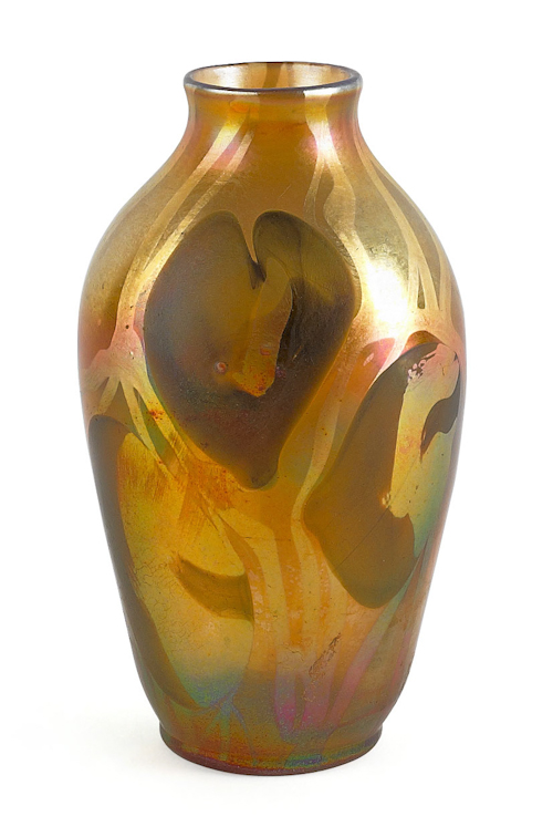 Tiffany Favrile glass vase signed 176ad0