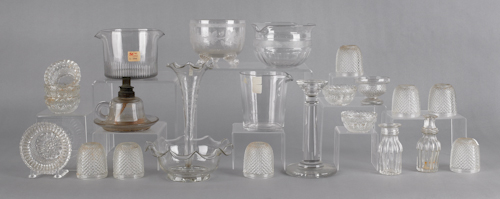 Miscellaneous colorless glass to 176afb
