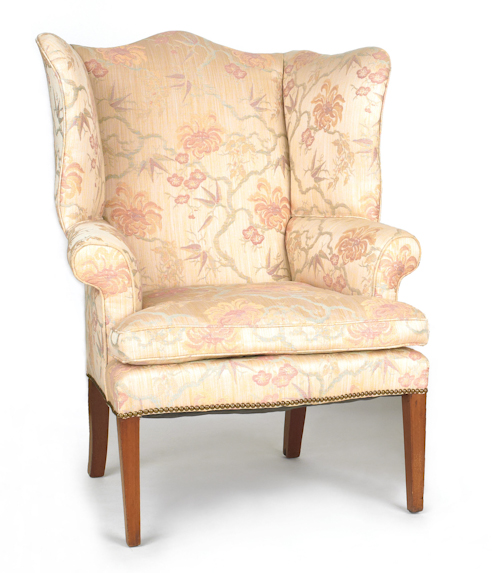 New England mahogany easy chair 176b0e