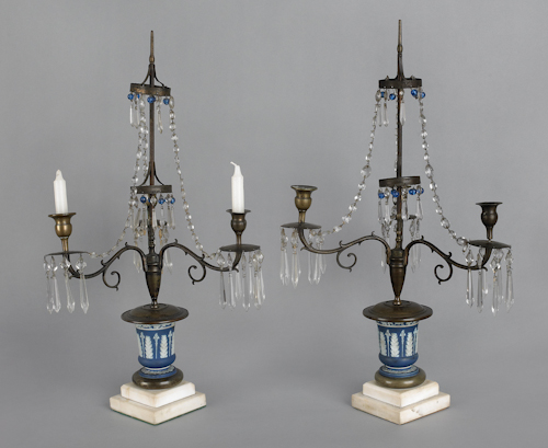 Pair of Regency style candelabra 176b14