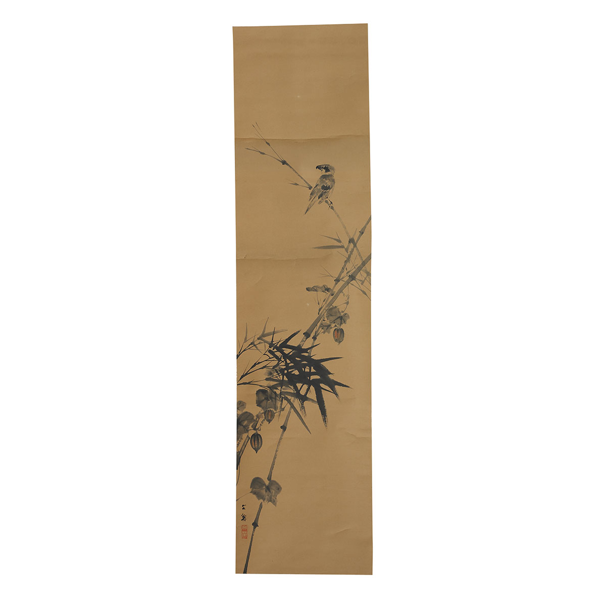 Japanese School FOUR HANGING SCROLLS 176bec