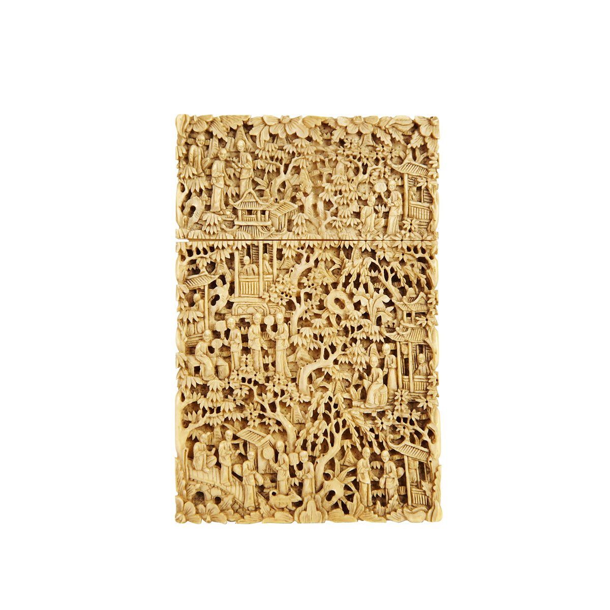 Export Ivory Card Case 19th Century