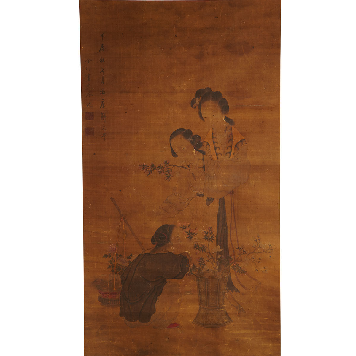 Leng Mei (1669-1742) TWO LADIES