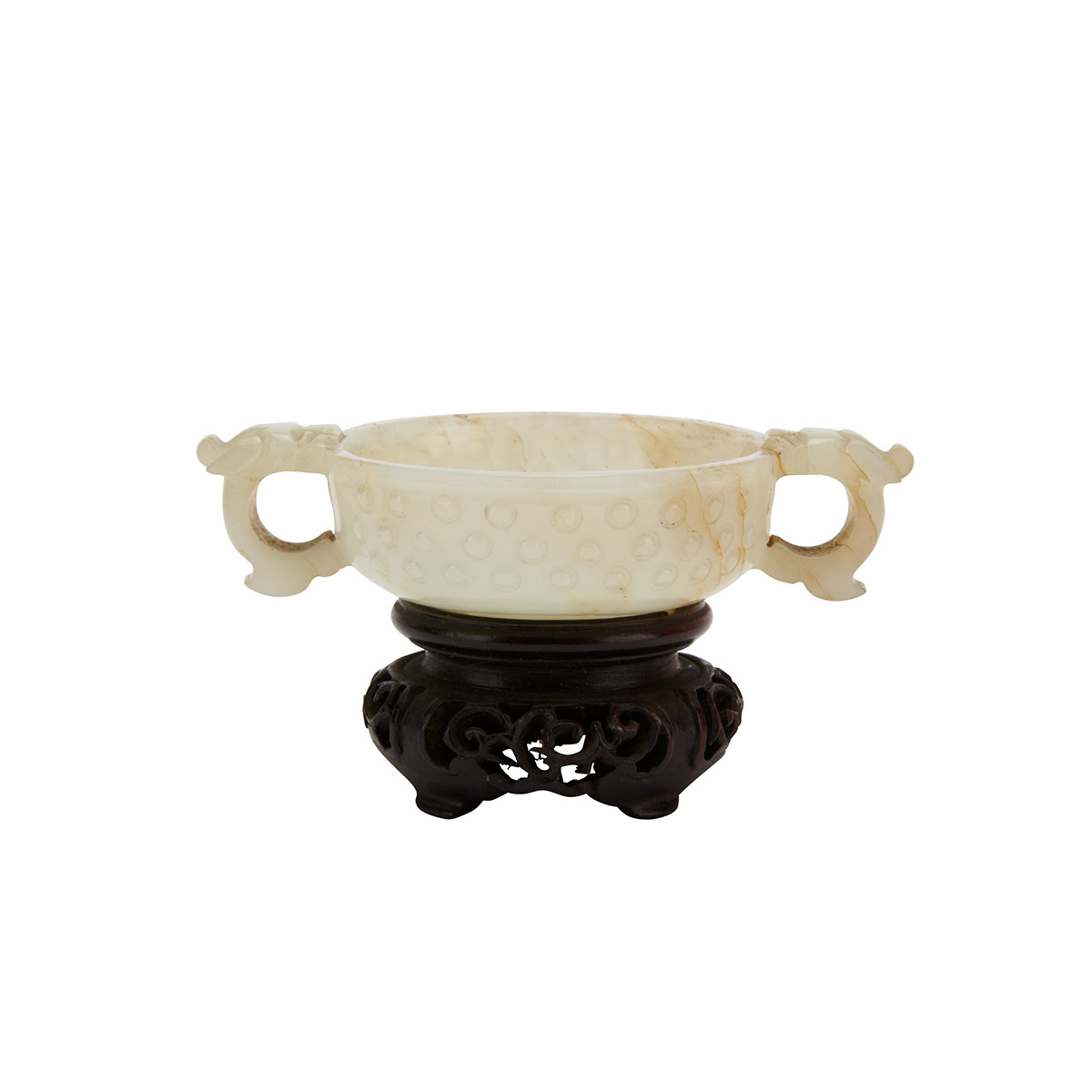 Miniature White Jade Bowl 18th 19th 176c54