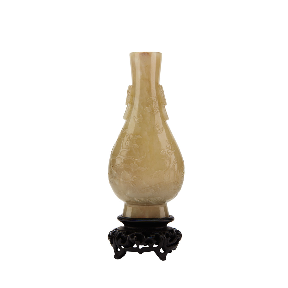 Pale Celadon Jade Vase 19th Century