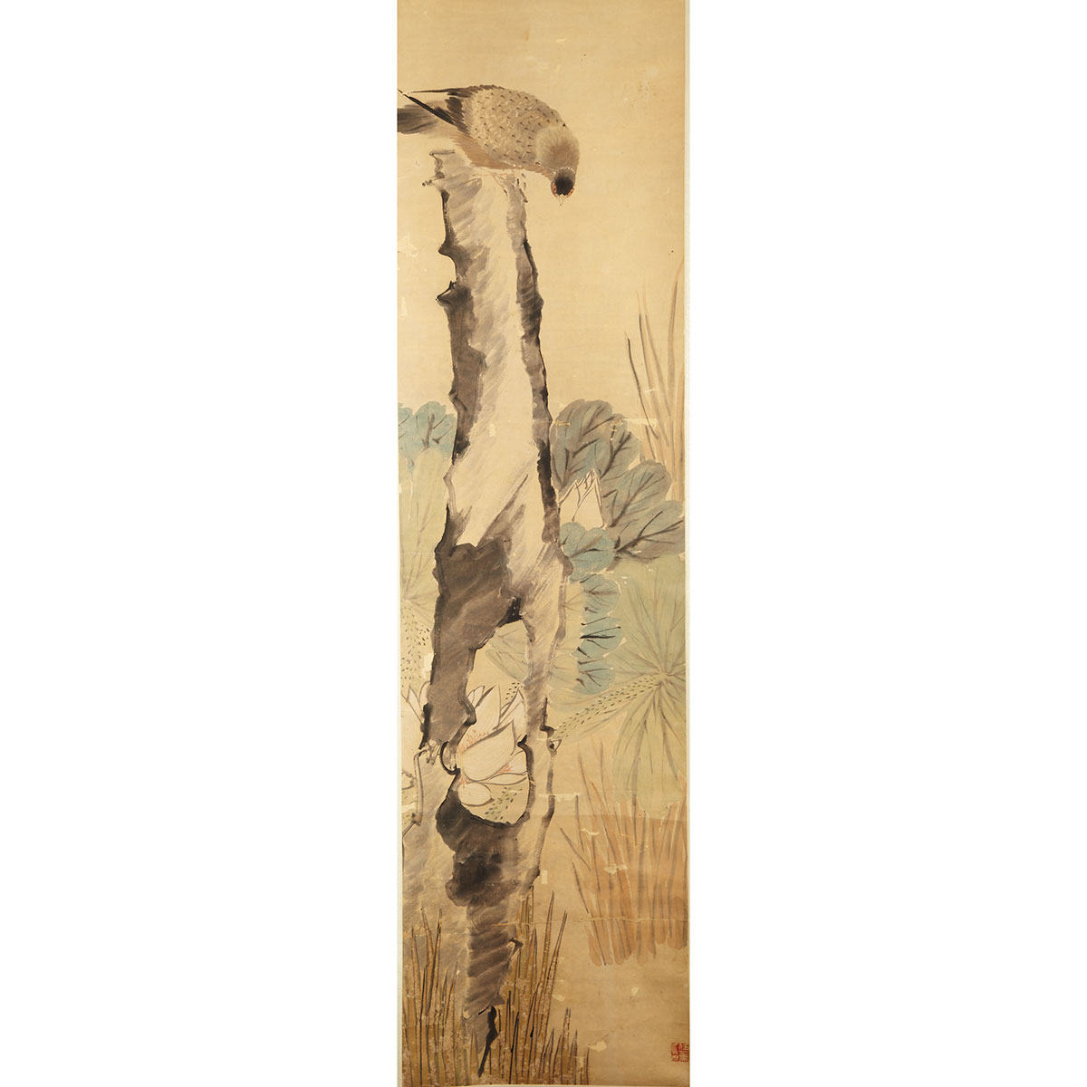 Ren Xun (1835-1893) BIRD LOTUS