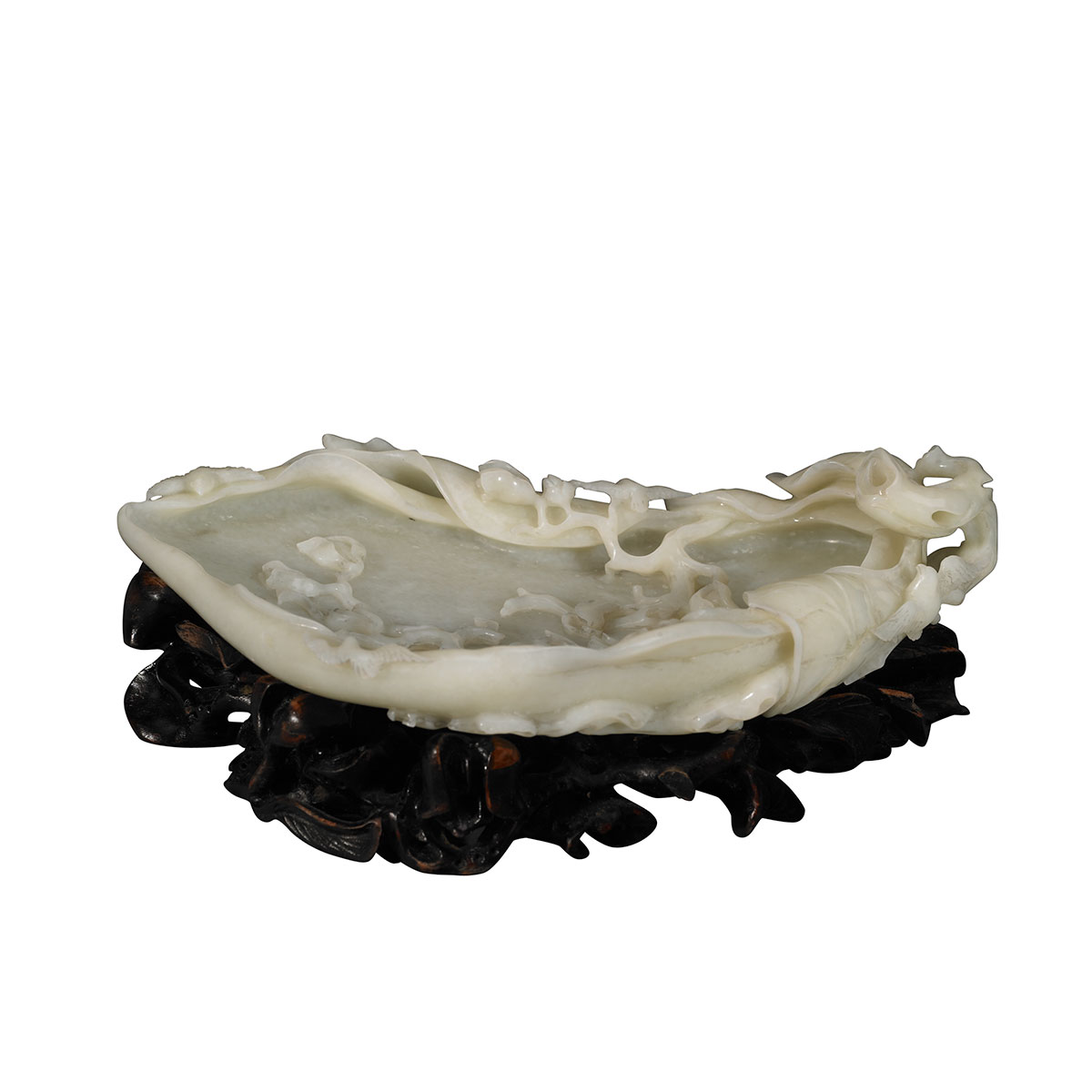 Large White Jade Brushwasher  