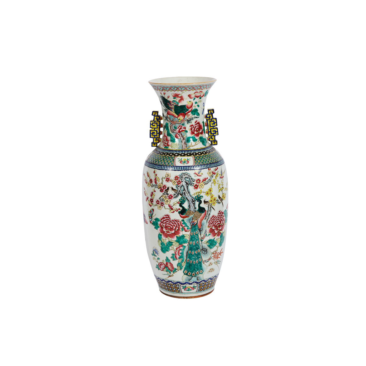 Large Famille Rose Vase   Decorously