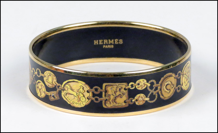 HERMES ENAMEL BRACELET With box 176dac