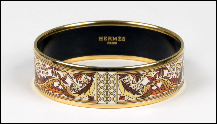 HERMES ENAMEL BRACELET Width  176dab