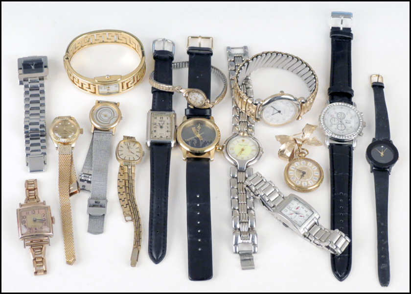 GROUP OF LADY'S WATCHES. Including