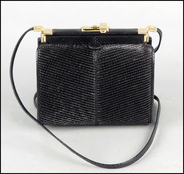 JUDITH LEIBER REPTILE SKIN HANDBAG  176e42