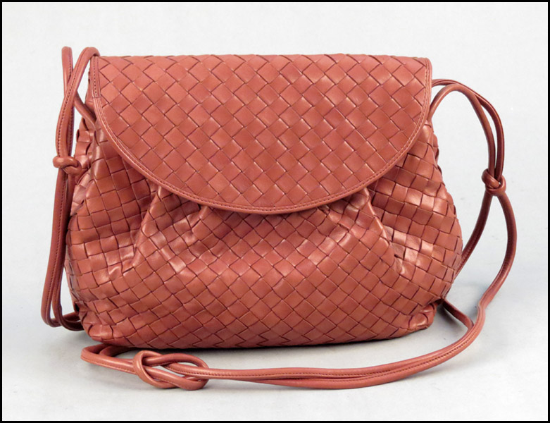 BOTTEGA VENETA BROWN WOVEN LEATHER 176e78