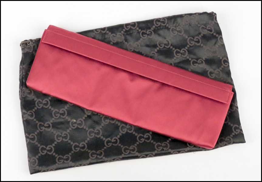 TOM FORD FOR GUCCI RED SATIN CLUTCH 176e89