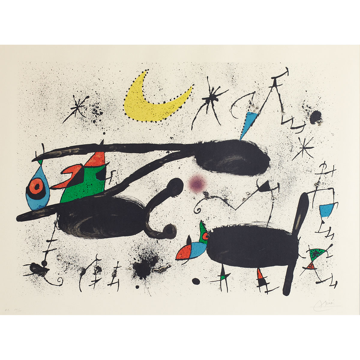 Joan Miro 1893 1983 Spanish HOMENTAGE 176f6c