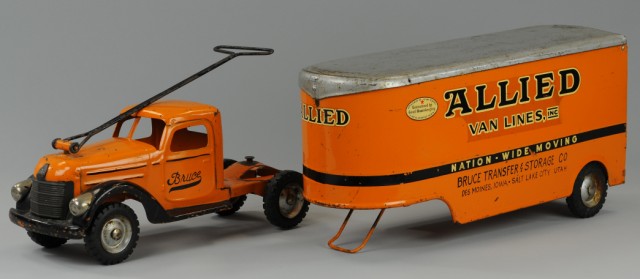 BUDDY L ALLIED VAN LINES TRACTOR AND