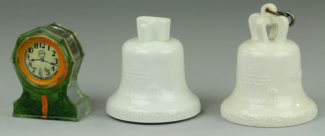 TWO CERAMIC GERMAN OLYMPIC BELLS 177029