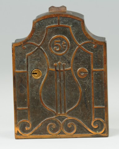 SCROLL PANEL SAFE BANK Mfg. unknown