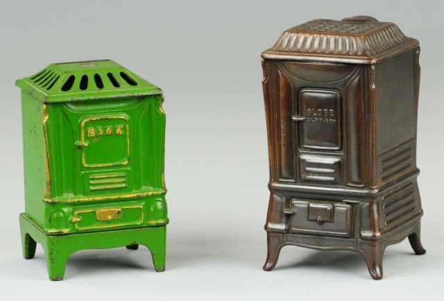 LOT OF TWO STOVE STILL BANKS Includes 177033