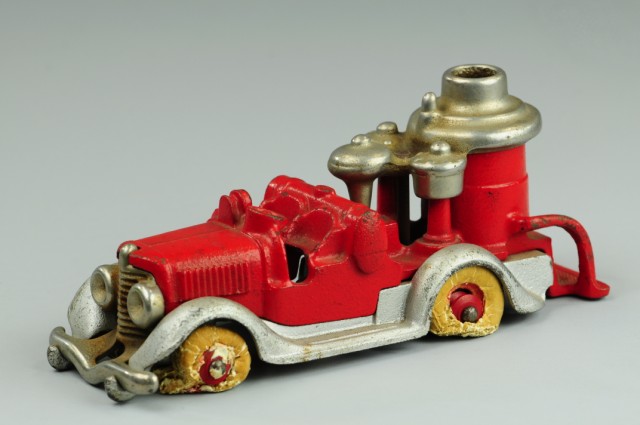 HUBLEY FIRE PUMPER Cast iron painted