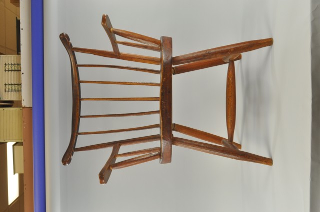 WINDSOR ARM CHAIR Red back chair 1770ca