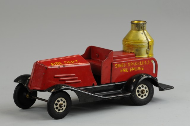 MARX SIREN FIRE ENGINE Pressed steel