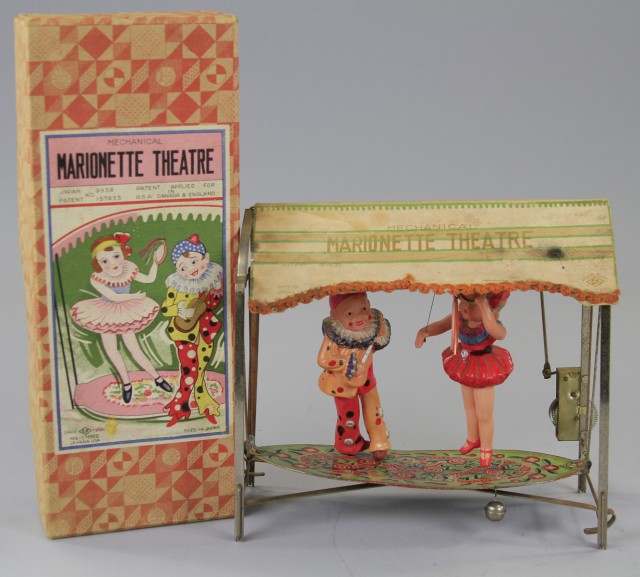BOXED PRE WAR JAPANESE MARIONETTE 17714a