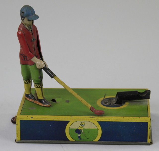 JOCKO THE GOLFER TOY Lithographed