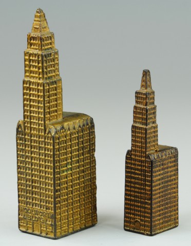 LOT OF TWO WOOLWORTH BUILDING BANKS 177169