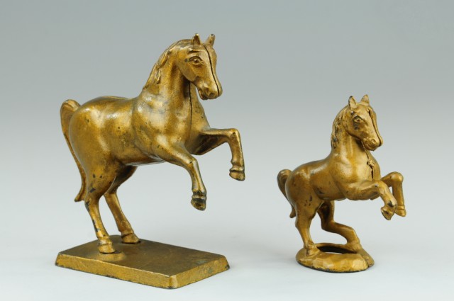 LOT OF TWO PRANCING HORSE STILL 17716b