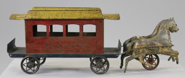 HORSE DRAWN BOSTON STREET RAILWAY 177247