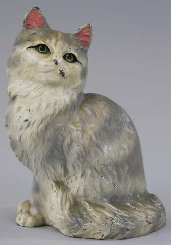 PERSIAN CAT DOORSTOP Hubley cast