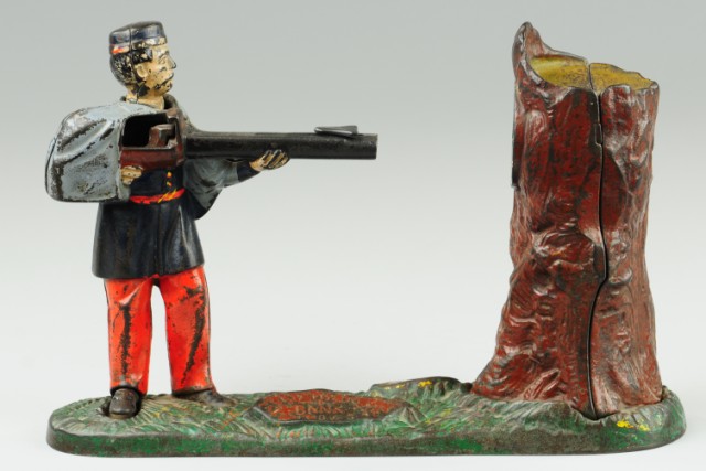 CREEDMOOR MECHANICAL BANK Red pants 1772c4