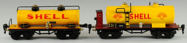 TWO MARKLIN SHELL OIL TANKERS O gauge