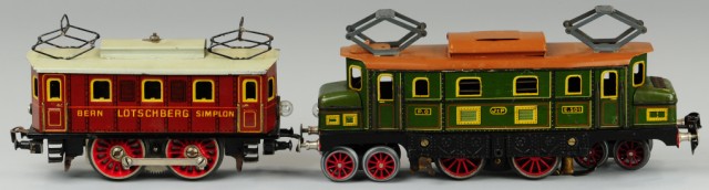 LOT OF TWO ELECTRIC LOCOMOTIVES 1772f0