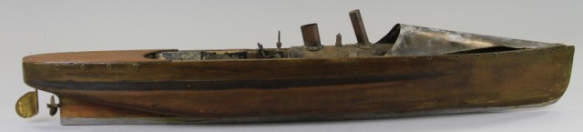 WOOD HULL STEAM BOAT Impressive 177301