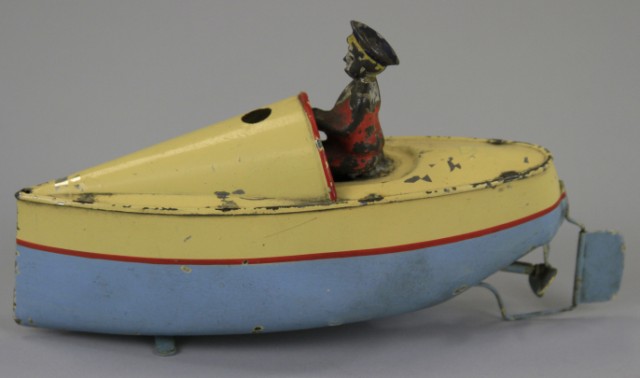 BING SPEEDBOAT Germany hand painted 177306