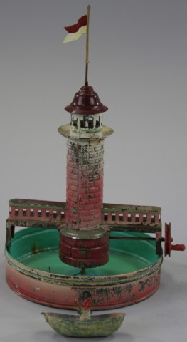 FALK LIGHTHOUSE WITH MOAT STEAM 177303