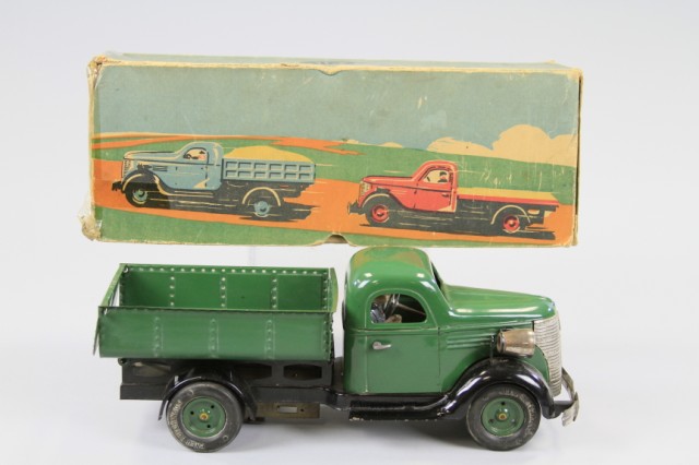 BOXED VEBE DUMP TRUCK France tinplate 17733c