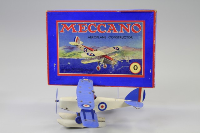 MECCANO BOXED AEROPLANE England heavy