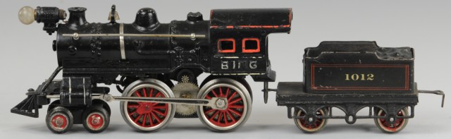 BING LOCOMOTIVE AND TENDER Cast 1773af