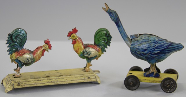 ROOSTERS AND GOOSE PENNY TOYS Meier
