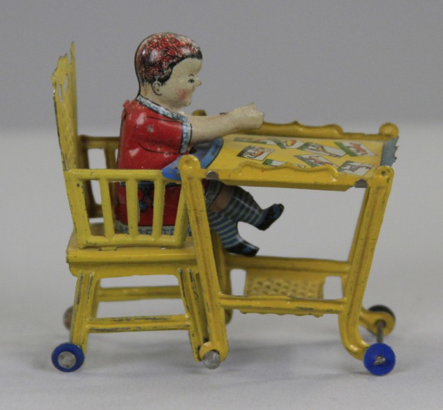 CHILD IN HIGH CHAIR PENNY TOY Meier 17741d